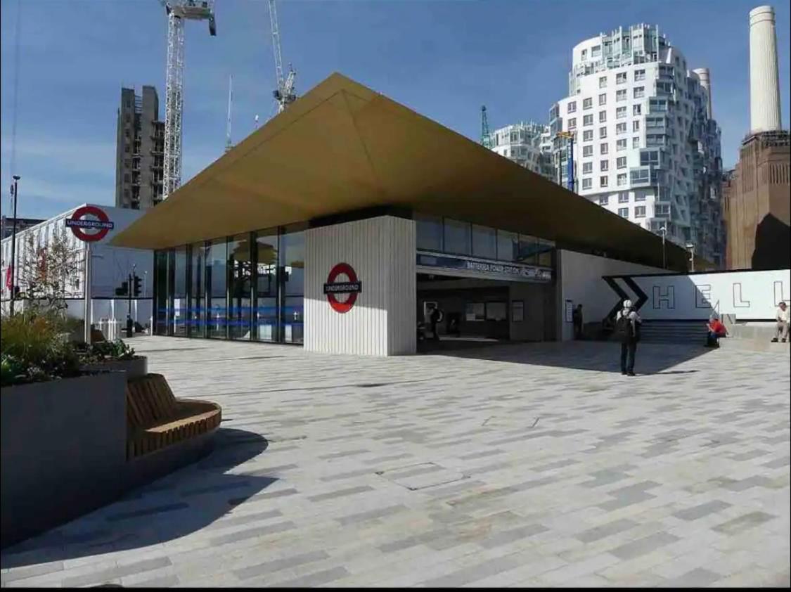 Central Location! Double Bedroom 2 Mins Walk From Battersea Power Underground Station! London Exterior foto